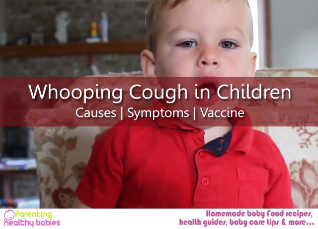 Whooping cough in children