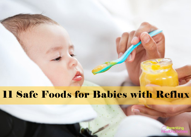 safe foods for babies with reflux