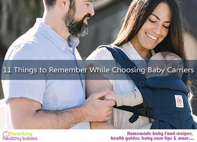 Choosing Baby Carriers