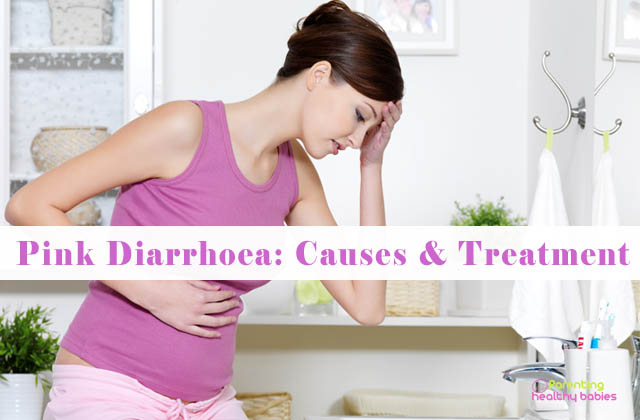 pink diarrhoea