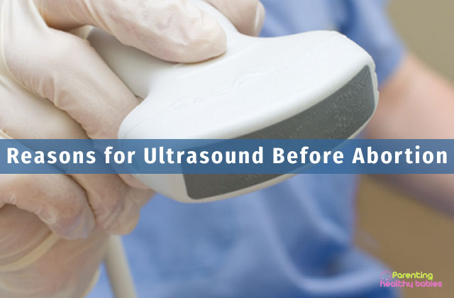 Ultrasound before abortion