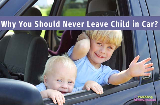never leave children in car