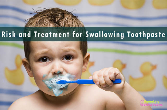 risk and treatment for swallowing toothpaste