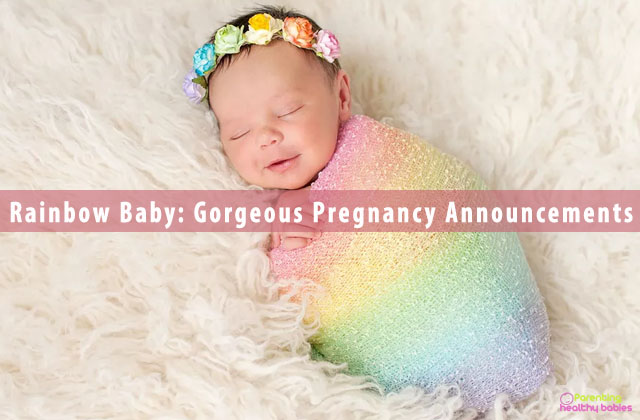 Rainbow Baby: Gorgeous Pregnancy Announcements