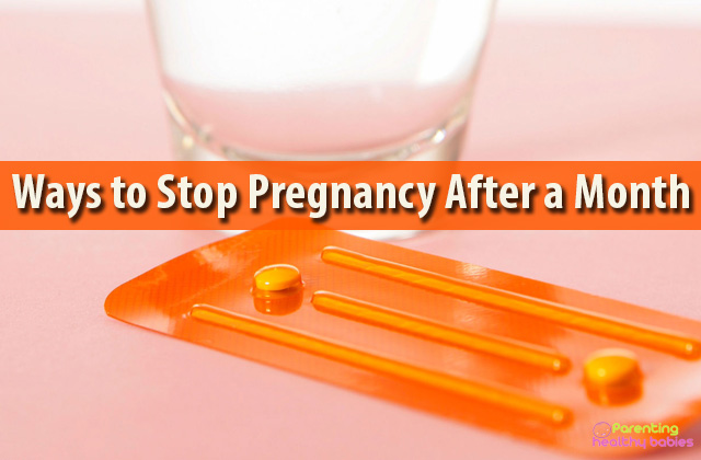 ways to stop pregnancy
