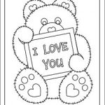 valentine coloring pages 8