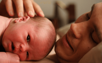 shaving baby head