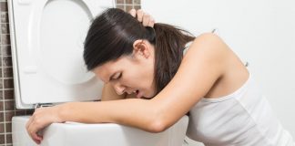 throwing up blood while pregnant