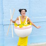 DIY Ramen Noodle Halloween Costume