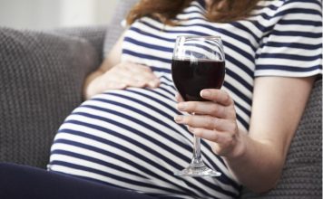 drinking red wine during pregnancy
