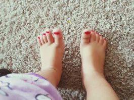 nail polish on babies