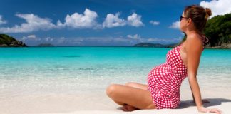 tanning while pregnant