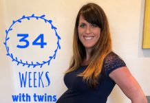 34 Weeks Pregnant with Twins