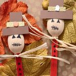 wooden spoon scarecrows