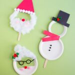 Christmas Paper Plate Masks