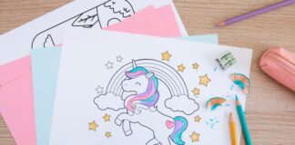 unicorn coloring pages